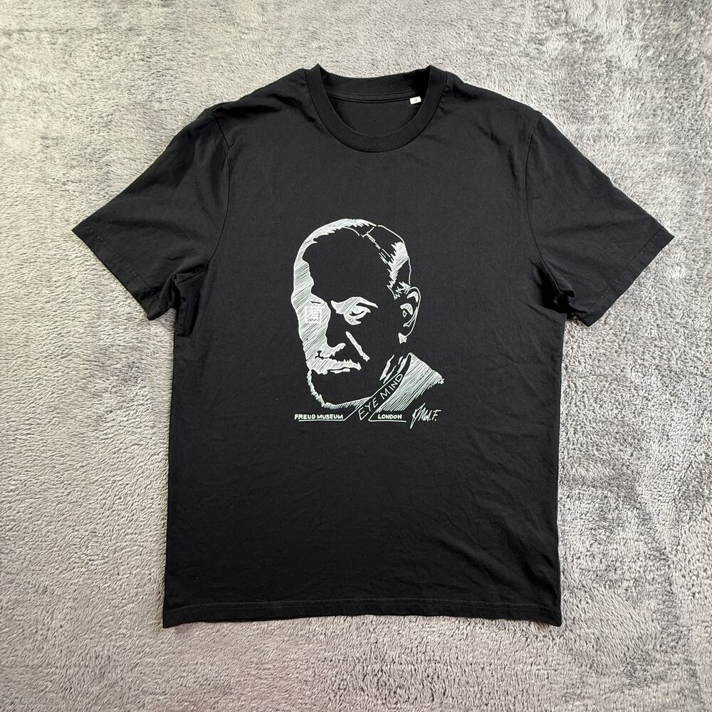 Stanley/Stella Freud Museum London Portrait Tee Organic Cotton M Black Graphic